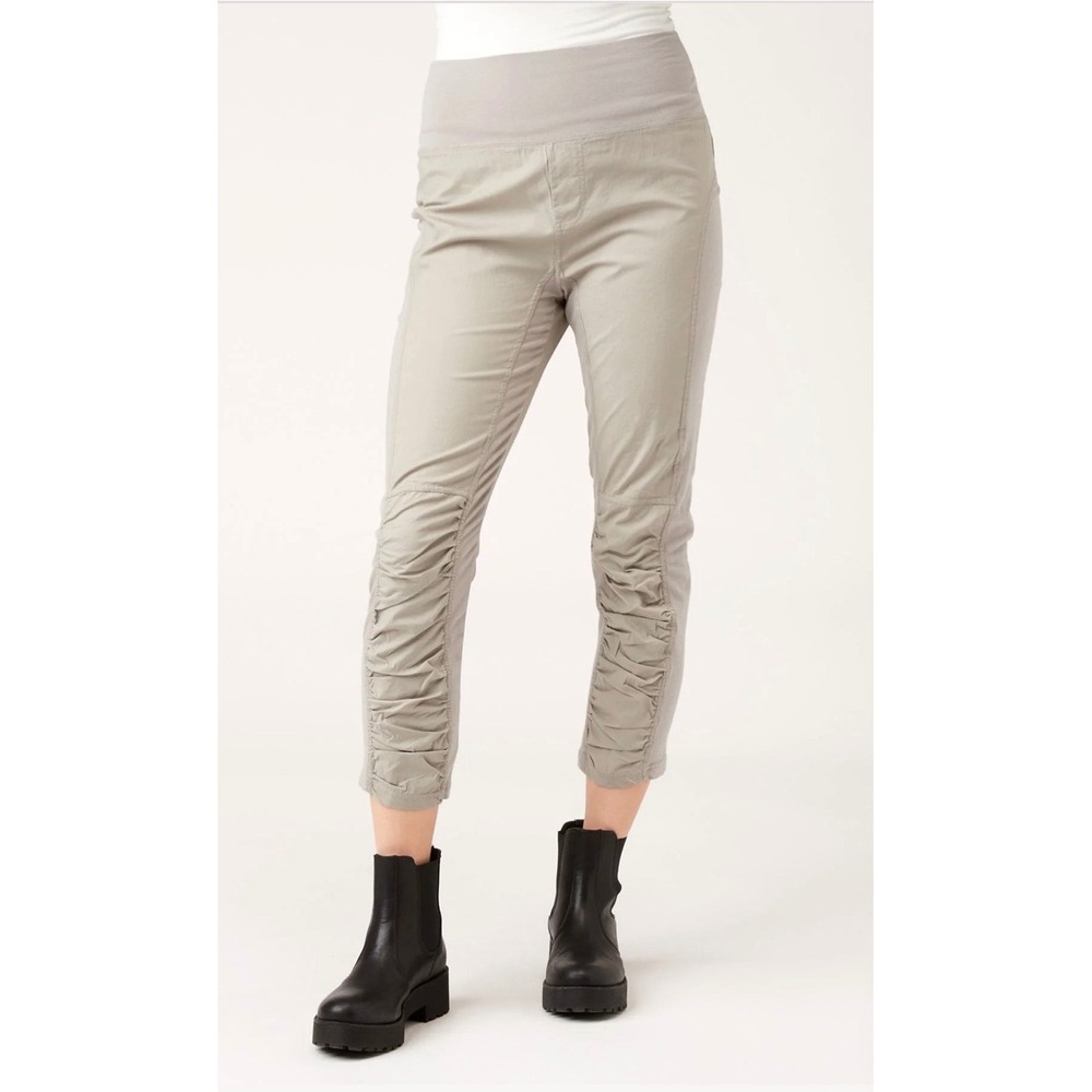 XCVI Wearables High Waist Jetter Pants Women XS Ruched Pull On Jogger Activewear